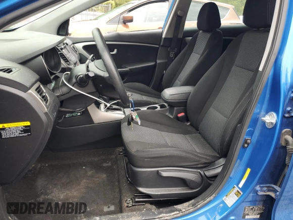 2017 Hyundai Elantra GT with VIN KMHD35LH6HU377018, listed as a Copart auction lot 72765934 with 67,883 mi miles and Salvage Title. Bid and sale history available at carsss.com. Image 7.