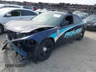 2021 Dodge Charger Police with VIN 2C3CDXAT6MH639895, listed as a IAAI auction lot 42104026 with 24,314 mi miles and . Bid and sale history available at DreamBid. Image 2.