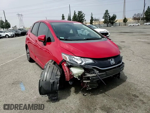2015 Honda Fit EX-L with VIN 3HGGK5H87FM701108, listed as a Copart auction lot 55536945 with 57,519 mi miles and Salvage title. Bid and sale history available at DreamBid. Image 14.