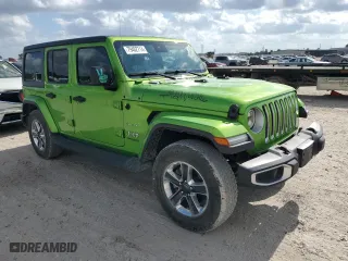 2020 Jeep Wrangler Unlimited Sahara with VIN 1C4HJXEN7LW156146, listed as a Copart auction lot 79402714 with 24,475 mi miles and Clean Title. Bid and sale history available at carsss.com. Image 4.