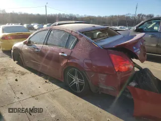 2008 Nissan Maxima 3.5 SE with VIN 1N4BA41E58C810697, listed as a Copart auction lot 45346555 with 0 mi miles and Non Repairable. Bid and sale history available at carsss.com. Image 2.