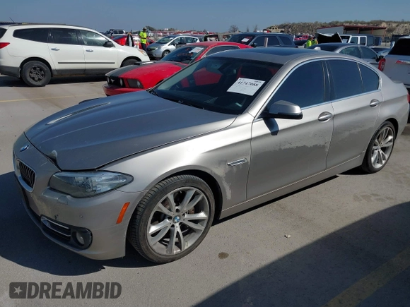 2015 BMW 5 Series 535i with VIN WBA5B1C56FG125286, listed as a IAAI auction lot 41747088 with 136,970 mi miles and . Bid and sale history available at carsss.com. Image 17.