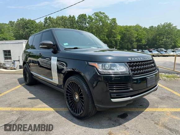 2015 Land Rover Range Rover HSE with VIN SALGS2VF1FA225878, listed as a Copart auction lot 61029065 with 143,000 mi miles and Clean title. Bid and sale history available at DreamBid. Image 4.