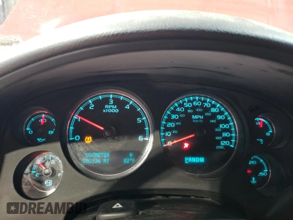 2011 Chevrolet Tahoe LS with VIN 1GNSCAE00BR320455, listed as a Copart auction lot 54782325 with 202,936 mi miles and Salvage title. Bid and sale history available at DreamBid. Image 9.