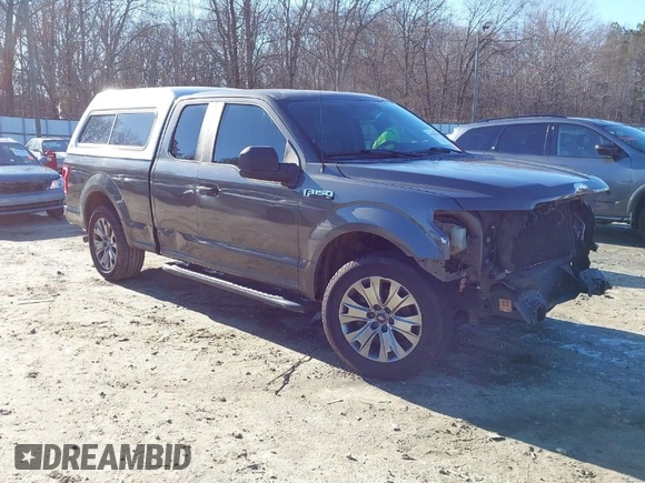 2015 Ford F-150 XL with VIN 1FTEX1C85FKD46390, listed as a IAAI auction lot 41367960 with 209,889 mi miles. Bid and sale history available at carsss.com. Image 1.