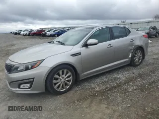2015 Kia Optima EX with VIN 5XXGN4A7XFG431231, listed as a Copart auction lot 49119295 with 155,055 mi miles and Salvage Title. Bid and sale history available at carsss.com. Image 1.