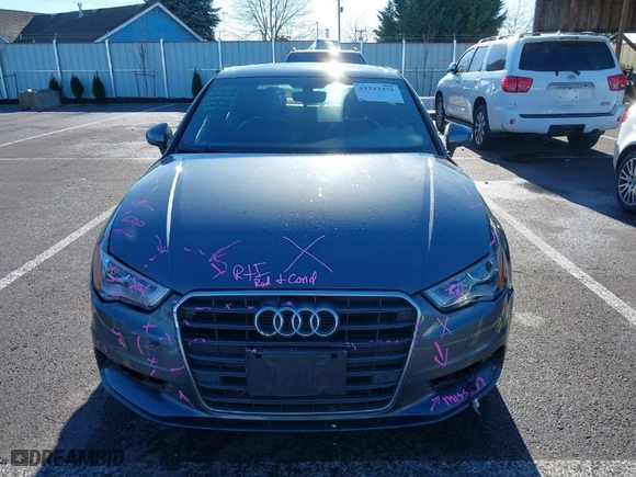 2016 Audi A3 1.8T Premium with VIN WAUA7GFF0G1012395, listed as a IAAI auction lot 41243471 with 85,662 mi miles. Bid and sale history available at carsss.com. Image 13.