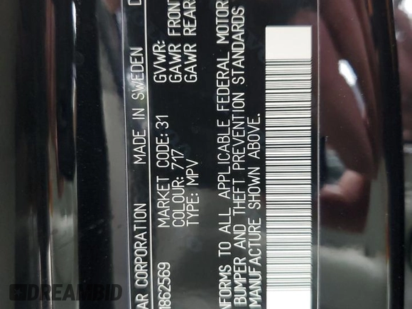 2022 Volvo XC90 Momentum с VIN YV4A22PK2N1862569, выставлен на аукционе Copart как лот 58029285 с пробегом 24 873 миль миль и Списание • Salvage title. История ставок и продаж доступна на DreamBid. Изображение 13.