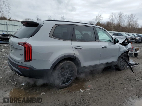 2022 Kia Telluride SX with VIN 5XYP5DHC3NG288104, listed as a Copart auction lot 52617285 with 30,312 mi miles and Salvage Title. Bid and sale history available at DreamBid. Image 3.
