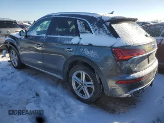 2021 Audi Q5 Premium Plus with VIN WA1E2AFY6M2049775, listed as a Copart auction lot 89149665 with 28,168 mi miles and Salvage Title. Bid and sale history available at carsss.com. Image 2.