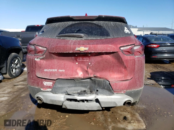2021 Chevrolet Blazer LT z VIN 3GNKBJRS2MS507372, wystawiony jako Copart lot #45866645 z przebiegiem 62 212 mil mil oraz Szkoda całkowita • Salvage title. Historia ofert i sprzedaży dostępna na DreamBid. Obrazek 6.