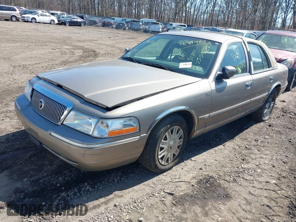 2005 Mercury Grand Marquis GS with VIN 2MEFM74WX5X614325, listed as a IAAI auction lot 41844701 with Not Provided miles and . Bid and sale history available at DreamBid. Image 2.