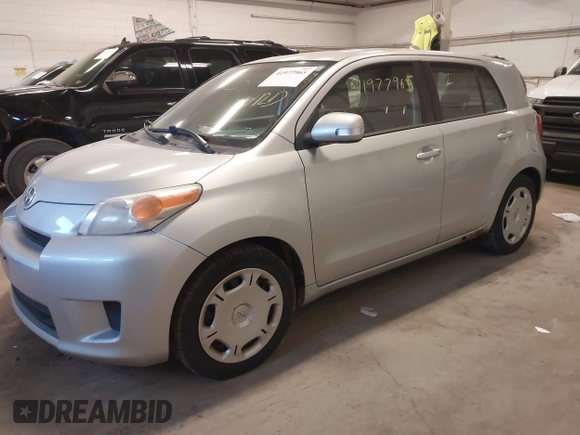 2010 Scion xD with VIN JTKKU4B40AJ057503, listed as a IAAI auction lot 41977965 with 202,538 mi miles. Bid and sale history available at carsss.com. Image 2.