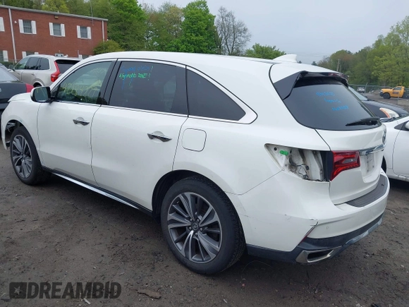 2019 Acura MDX Technology z VIN 5J8YD4H5XKL020502, wystawiony jako IAAI lot #42184271 z przebiegiem 88 876 mil mil oraz . Historia ofert i sprzedaży dostępna na DreamBid. Obrazek 3.
