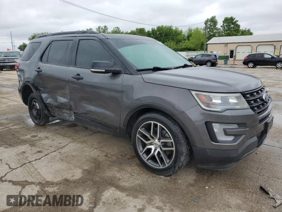 2016 Ford Explorer Sport с VIN 1FM5K8GT7GGA12139, выставлен на аукционе Copart как лот 57679035 с пробегом 138 726 миль миль и Списание • Salvage title. История ставок и продаж доступна на DreamBid. Изображение 4.