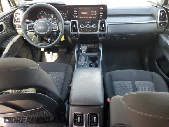 2023 Kia Sorento LX with VIN 5XYRG4LC5PG164459, listed as a Copart auction lot 57391905 with 58,452 mi miles and Salvage title. Bid and sale history available at DreamBid. Image 8.