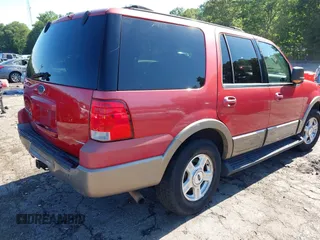 2003 Ford Expedition Eddie Bauer with VIN 1FMFU18L13LA10750, listed as a IAAI auction lot 42246143 with 281,881 mi miles and . Bid and sale history available at DreamBid. Image 4.