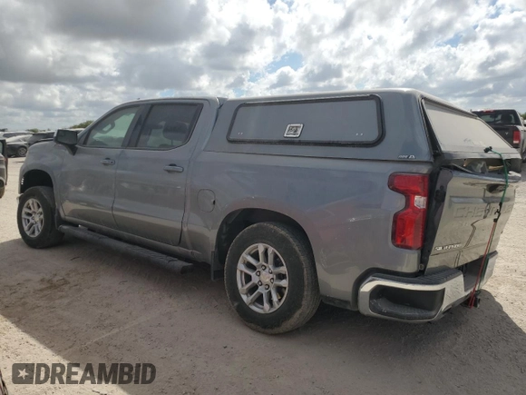 2023 Chevrolet Silverado 1500 LT with VIN 1GCUDDED9PZ218985, listed as a Copart auction lot 76994364 with 24,621 mi miles and Salvage Title. Bid and sale history available at carsss.com. Image 2.
