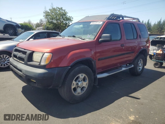 2001 Nissan Xterra XE z VIN 5N1ED28T21C533628, wystawiony jako Copart lot #56228115 z przebiegiem 226 966 mil mil oraz Czysty tytuł • Clean title. Historia ofert i sprzedaży dostępna na DreamBid. Obrazek 1.