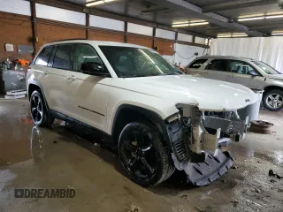 2024 Jeep Grand Cherokee Limited with VIN 1C4RJHBG9RC165070, listed as a Copart auction lot 60985245 with 21,002 mi miles and Salvage title. Bid and sale history available at DreamBid. Image 4.