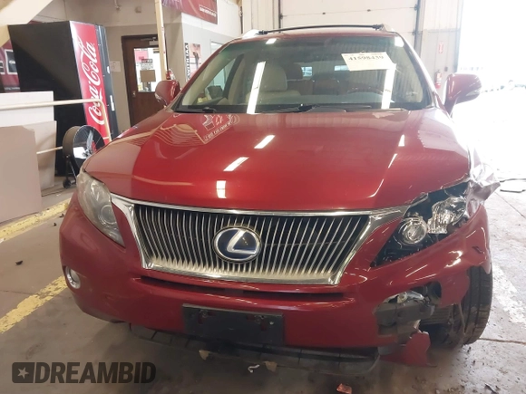 2011 Lexus RX 450h with VIN JTJBC1BA6B2420149, listed as a IAAI auction lot 41598439 with 154,965 mi miles and . Bid and sale history available at DreamBid. Image 12.