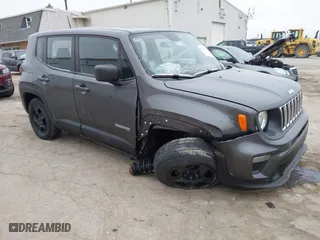 2019 Jeep Renegade Sport with VIN ZACNJBAB9KPJ85545, listed as a IAAI auction lot 41542944 with 66,864 mi miles. Bid and sale history available at carsss.com. Image 1.