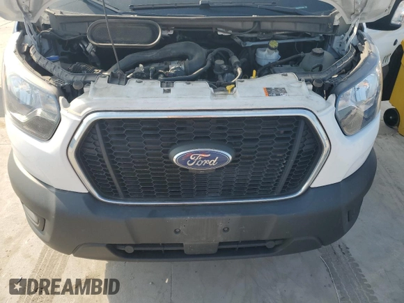 2023 Ford Transit Cargo with VIN 1FTBR3X86PKA19338, listed as a Copart auction lot 52677015 with 93,268 mi miles and Salvage Title. Bid and sale history available at DreamBid. Image 12.