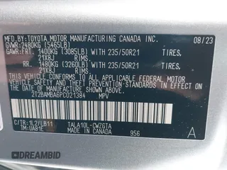 2023 Lexus RX 350 с VIN 2T2BAMBA6PC021384, выставлен на аукционе IAAI как лот 41922467 с пробегом 16 867 миль миль и . История ставок и продаж доступна на DreamBid. Изображение 9.