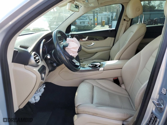 2017 Mercedes-Benz GLC with VIN WDC0G4JB4HF115786, listed as a Copart auction lot 43592495 with 83,687 mi miles and Salvage Title. Bid and sale history available at carsss.com. Image 7.