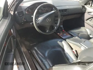 2001 Mercedes-Benz SL-Class with VIN WDBFA68F91F200262, listed as a Copart auction lot 74291654 with 106,092 mi miles and Salvage Title. Bid and sale history available at carsss.com. Image 8.