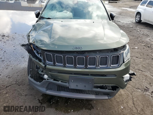 2021 Jeep Compass 80th Anniversary с VIN 3C4NJDEB7MT591859, выставлен на аукционе Copart как лот 55968415 с пробегом 78 015 миль миль и Списание • Salvage title. История ставок и продаж доступна на DreamBid. Изображение 11.