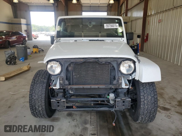 2016 Jeep Wrangler Unlimited Sahara with VIN 1C4BJWEGXGL310499, listed as a Copart auction lot 59756015 with 128,498 mi miles and Salvage title. Bid and sale history available at DreamBid. Image 5.