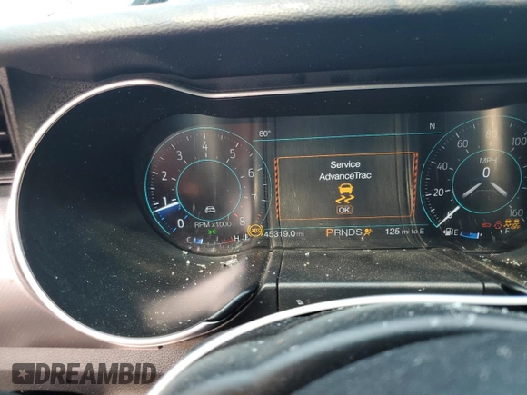 2020 Ford Mustang GT with VIN 1FA6P8CF6L5130303, listed as a Copart auction lot 57838495 with 45,319 mi miles and Salvage title. Bid and sale history available at DreamBid. Image 10.