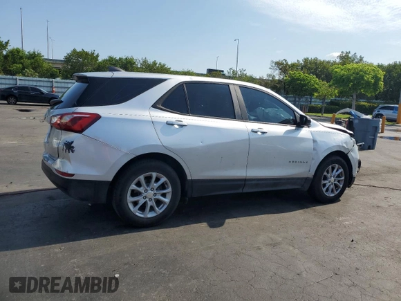 2020 Chevrolet Equinox LS z VIN 3GNAXHEVXLS512582, wystawiony jako Copart lot #58308755 z przebiegiem 101 469 mil mil oraz Nie do naprawy • Non repairable. Historia ofert i sprzedaży dostępna na DreamBid. Obrazek 3.