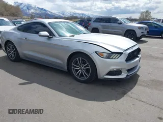 2015 Ford Mustang EcoBoost with VIN 1FA6P8TH2F5370440, listed as a IAAI auction lot 41939356 with 103,378 mi miles and . Bid and sale history available at carsss.com. Image 1.