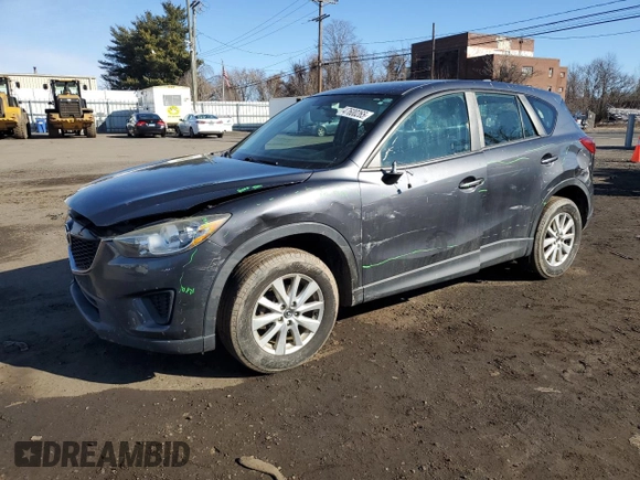 2014 Mazda CX-5 Sport with VIN JM3KE4BE6E0300747, listed as a Copart auction lot 47600265 with 110,936 mi miles and Salvage Title. Bid and sale history available at carsss.com. Image 1.