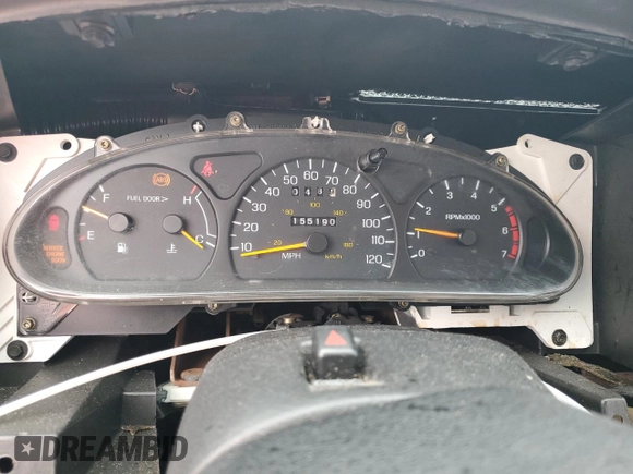 1997 Ford Thunderbird LX z VIN 1FALP62W7VH165149, wystawiony jako Copart lot #56654715 z przebiegiem 155 190 mil mil oraz Szkody całkowita. Historia ofert i sprzedaży dostępna na DreamBid. Obrazek 9.