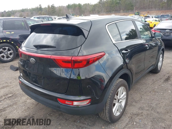 2017 Kia Sportage LX with VIN KNDPMCAC8H7186497, listed as a IAAI auction lot 41879470 with 147,190 mi miles and . Bid and sale history available at carsss.com. Image 4.