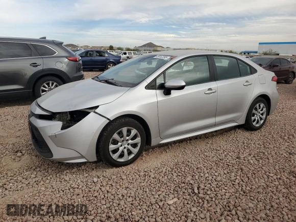 2020 Toyota Corolla LE with VIN 5YFEPRAE7LP018697, listed as a Copart auction lot 48052395 with 144,455 mi miles and Clean Title. Bid and sale history available at carsss.com. Image 1.