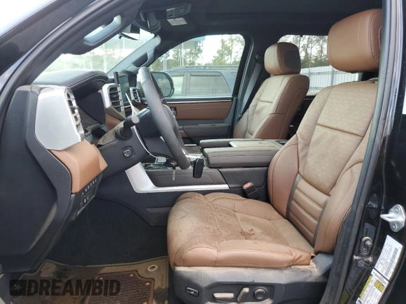 2024 Toyota Tundra 1794 Edition with VIN 5TFMC5DBXRX063757, listed as a Copart auction lot 74840034 with Not provided miles and Salvage title. Bid and sale history available at DreamBid. Image 7.