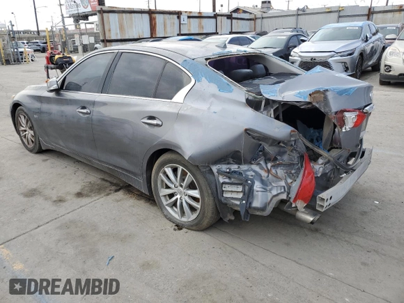 2016 Infiniti Q50 Premium with VIN JN1EV7AP0GM300476, listed as a Copart auction lot 55814175 with 116,025 mi miles and Salvage Title. Bid and sale history available at carsss.com. Image 2.