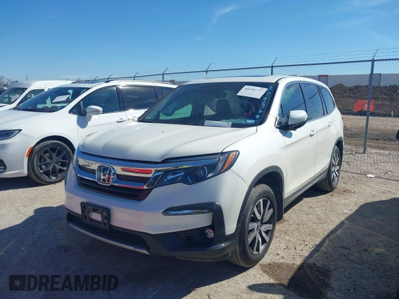 2019 Honda Pilot EX-L with VIN 5FNYF6H56KB038745, listed as a IAAI auction lot 41655643 with 29,712 mi miles. Bid and sale history available at carsss.com. Image 17.