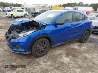 2022 Honda HR-V Sport with VIN 3CZRU6H15NM756188, listed as a IAAI auction lot 41407315 with 39,460 mi miles. Bid and sale history available at carsss.com. Image 2.