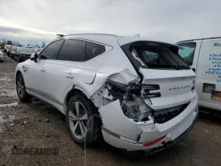 2021 Genesis GV80 Advanced Plus with VIN KMUHCESC0MU038158, listed as a Copart auction lot 51476324 with 65,540 mi miles and Salvage Title. Bid and sale history available at DreamBid. Image 2.