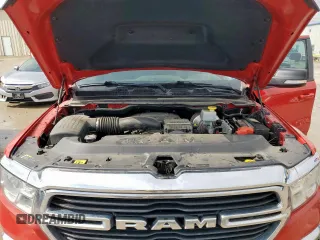 2021 Ram 1500 Big Horn z VIN 1C6SRFFT5MN626369, wystawiony jako Copart lot #54069895 z przebiegiem 74 552 mil mil oraz Szkoda całkowita • Salvage title. Historia ofert i sprzedaży dostępna na DreamBid. Obrazek 11.