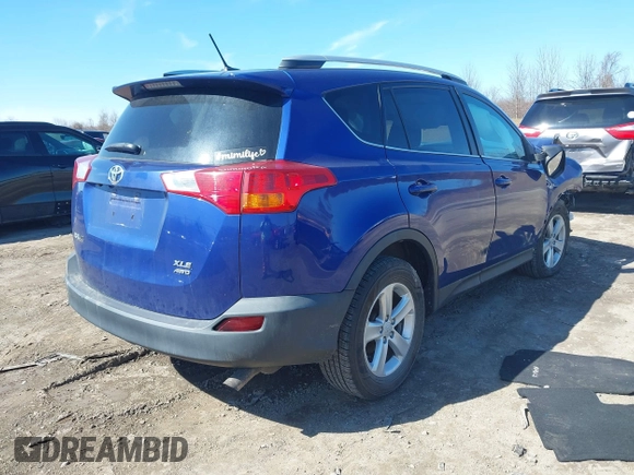 2014 Toyota RAV4 XLE with VIN 2T3RFREV4EW209162, listed as a IAAI auction lot 41802853 with 101,618 mi miles. Bid and sale history available at carsss.com. Image 4.
