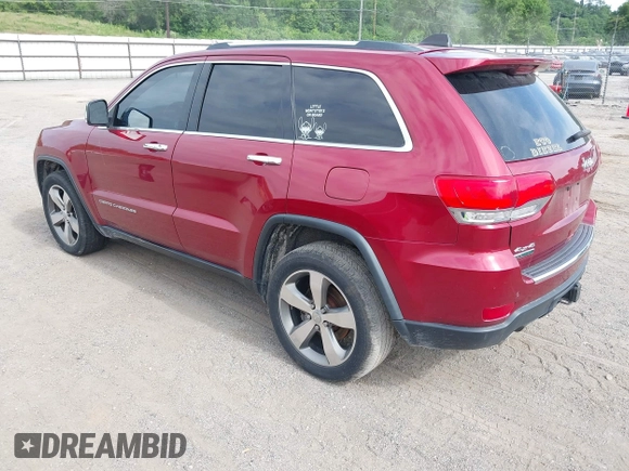 2014 Jeep Grand Cherokee Limited with VIN 1C4RJFBM5EC298946, listed as a IAAI auction lot 42816530 with 176,403 mi miles and . Bid and sale history available at DreamBid. Image 3.