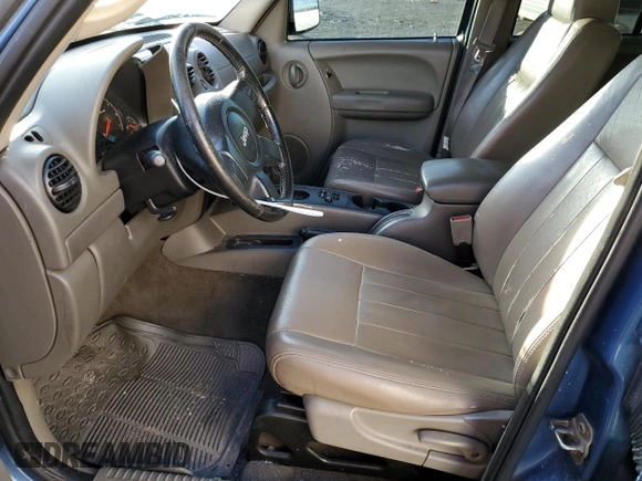 2005 Jeep Liberty Sport with VIN 1J4GK48K05W600229, listed as a Copart auction lot 47898785 with 191,271 mi miles and Clean Title. Bid and sale history available at carsss.com. Image 7.
