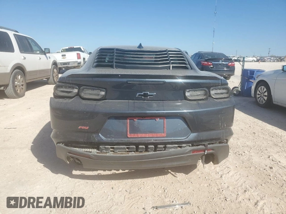 2022 Chevrolet Camaro 1LT with VIN 1G1FB1RS7N0127360, listed as a Copart auction lot 76622624 with 26,588 mi miles and Salvage Title. Bid and sale history available at carsss.com. Image 6.