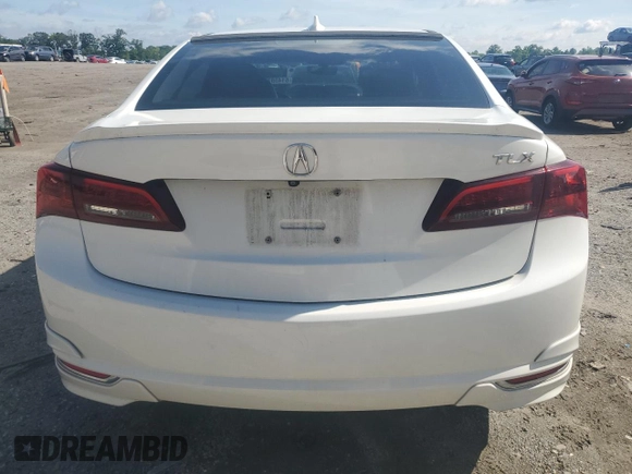 2015 Acura TLX Technology with VIN 19UUB2F55FA001885, listed as a Copart auction lot 61438755 with 117,800 mi miles and Salvage title. Bid and sale history available at DreamBid. Image 6.
